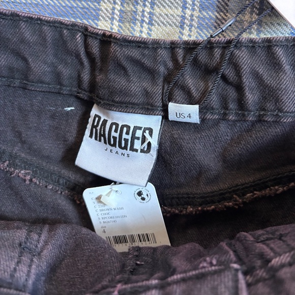 FREE PEOPLE THE RAGGED PRIEST COCOA BROWN MAXI DENIM SKIRT OVERSIZED 4 - Picture 6 of 11